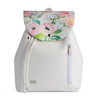 Volnočasový batoh DAG akvarelové letní květy, bílá