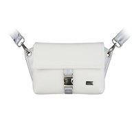 Crossbody kabelka/ledvinka ELVEE bílá, stříbrná