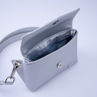 Mini kabelka EMBEE stříbrná