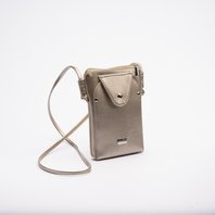 Mini crossbody kabelka MOLY zlatostříbrná metalická